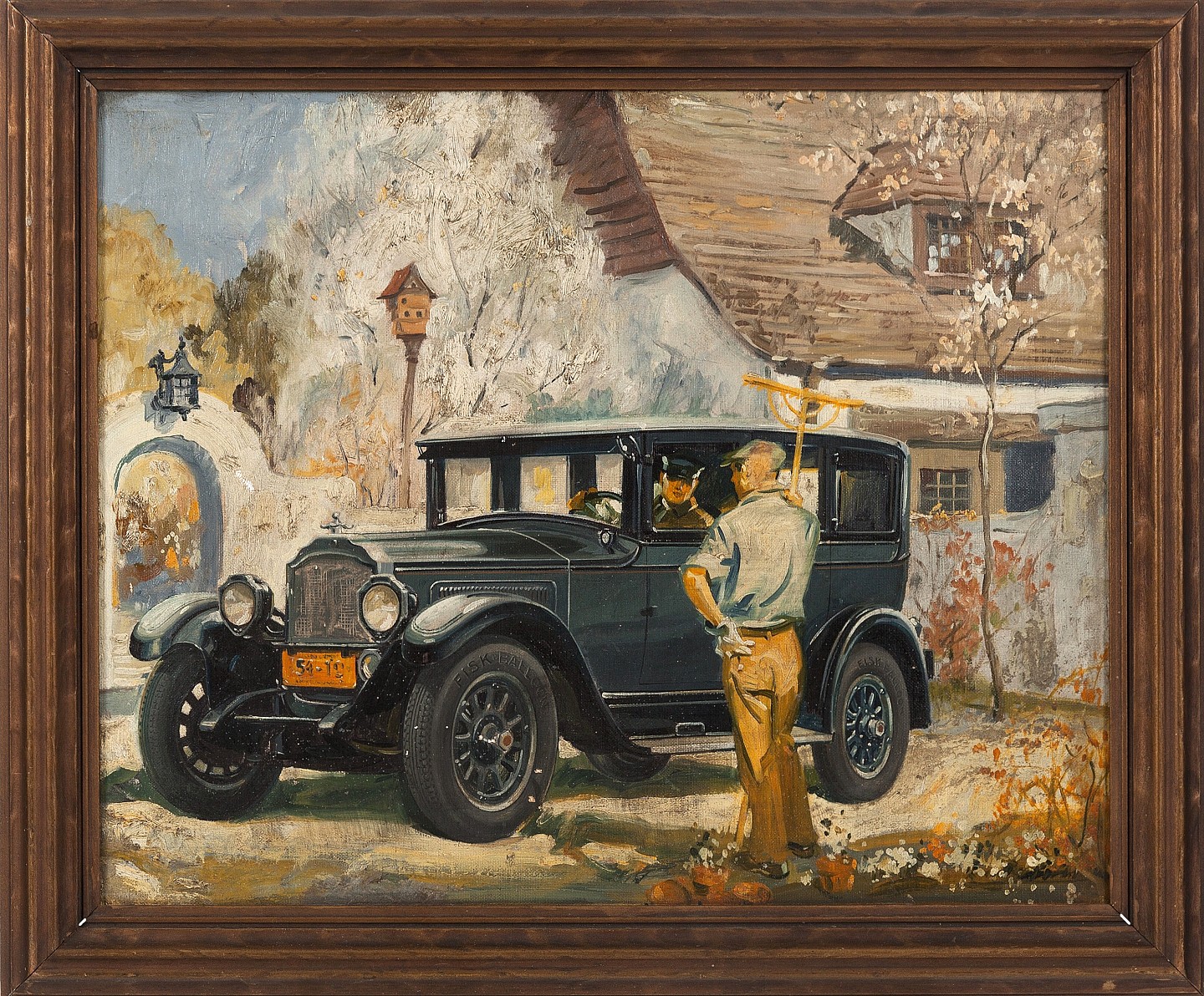 1920s Packard Painting- SOLD by Artist Unknown 