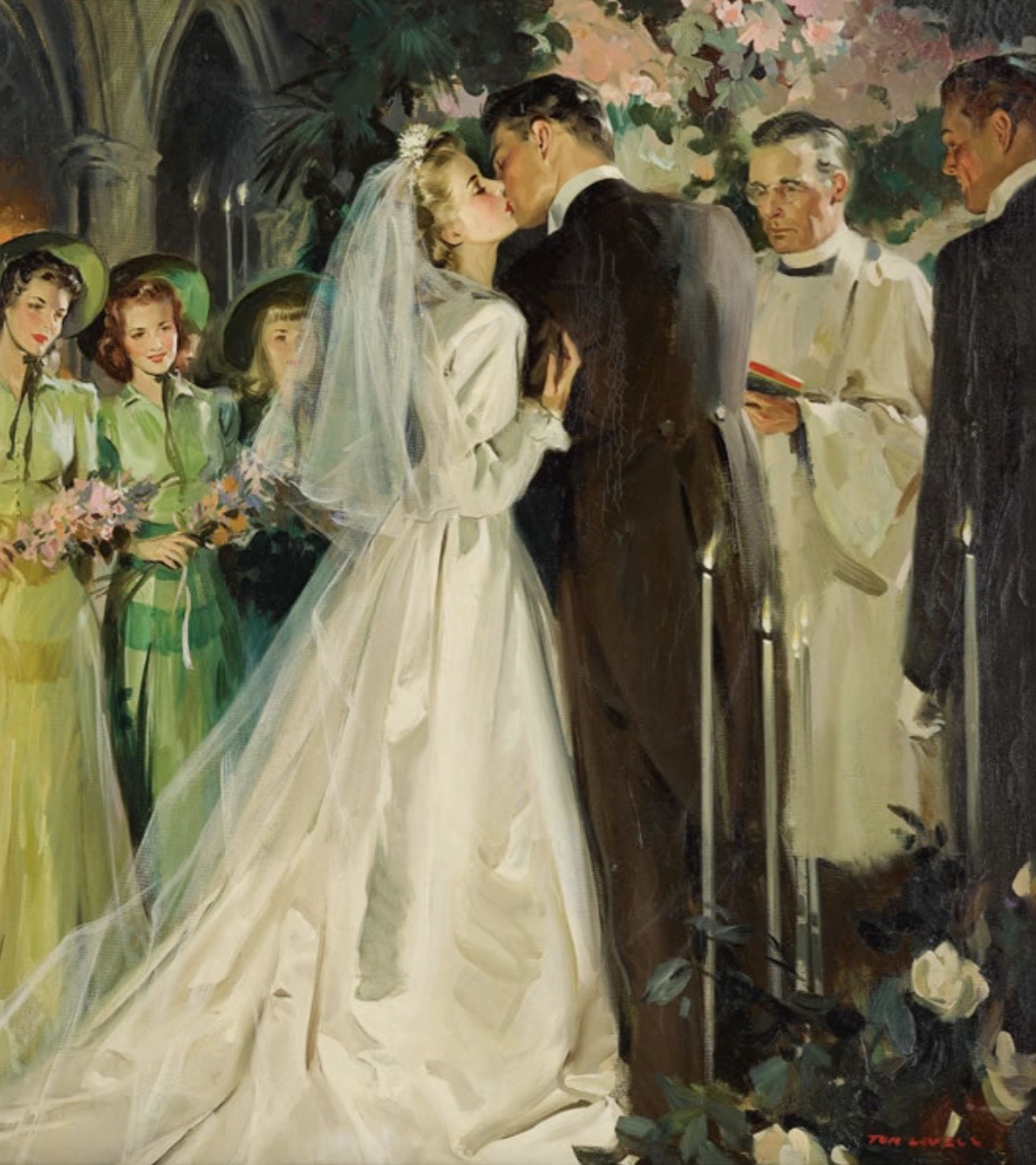 Картина тома. Tom Lovell (1909 – 1997). Свадьба картина классика. Свадьба 15 века картина. Невеста картина 1909 года.