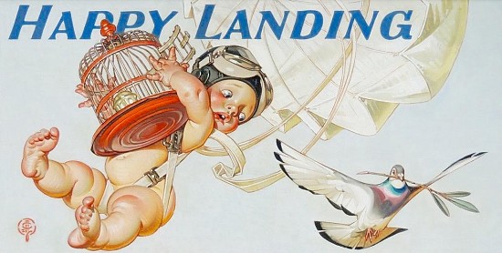 Happy Landing, Amoco Advertisement