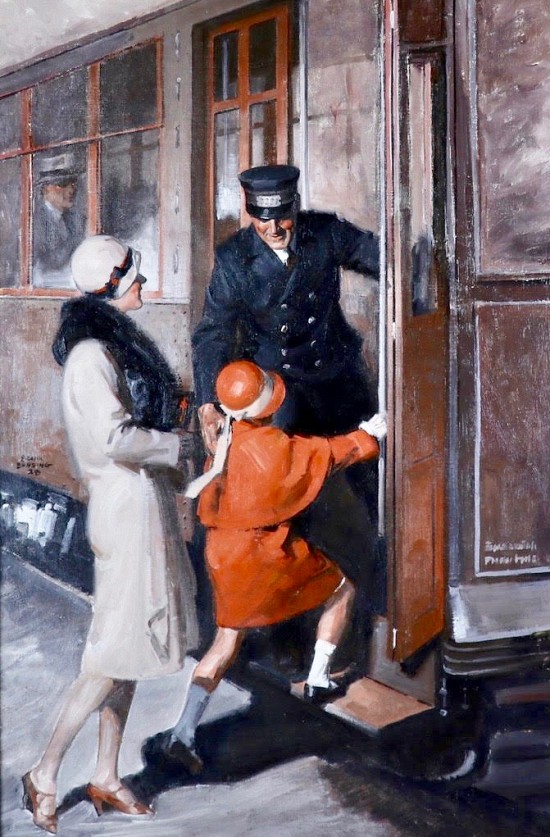 Catching the Train, 1928