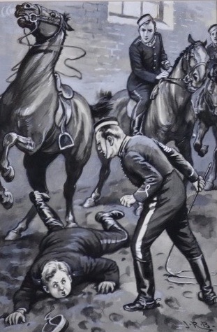 'Three Jolly Cadets' Story Illustration