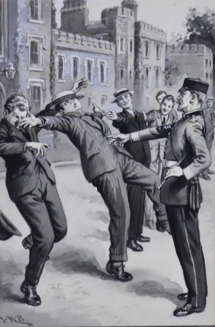 'Three Jolly Cadets' Story Illustration
