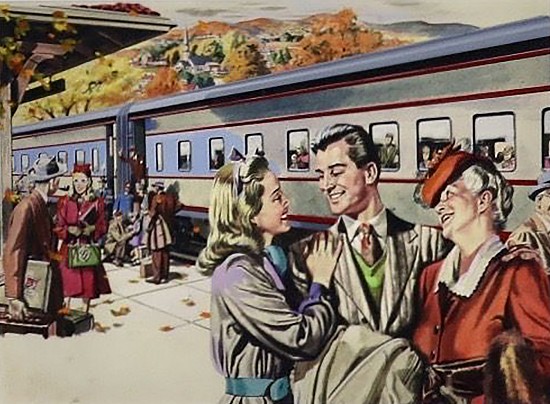 Pullman Advertisement, Saturday Evening Post, 1946