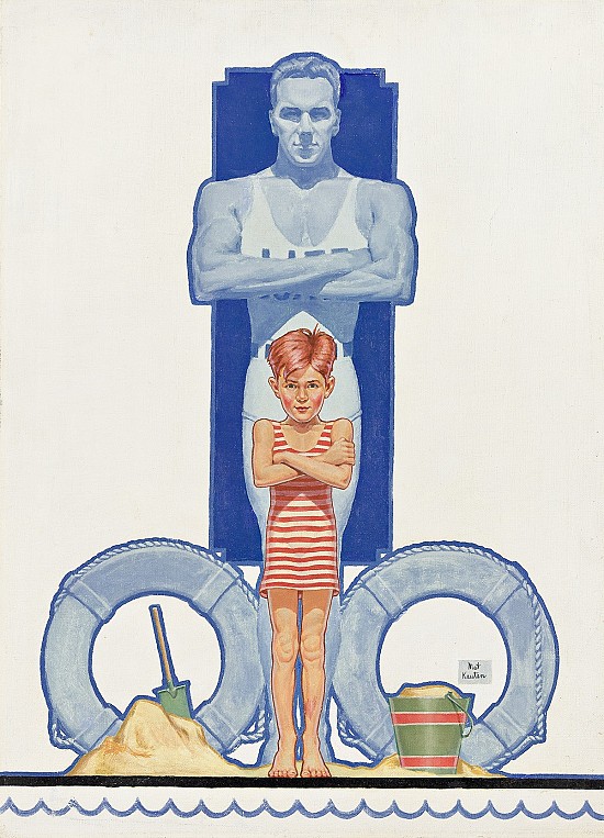 1930s James Wilson Alley Watercolor