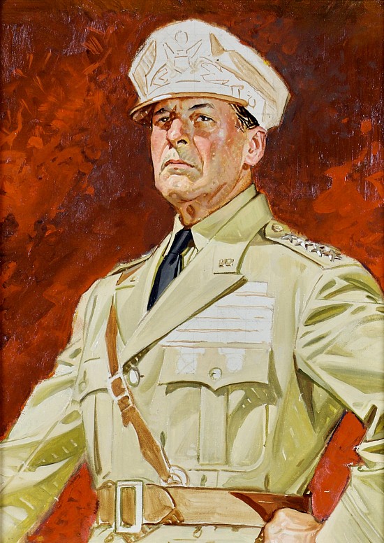 Study of General Douglas MacArthur