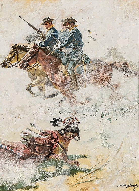 Cover Illustration for Rio Bravo