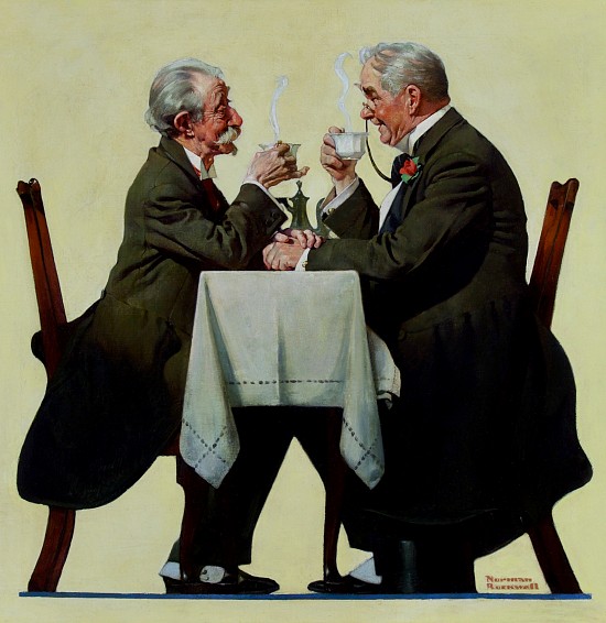 Men Drinking Coffee