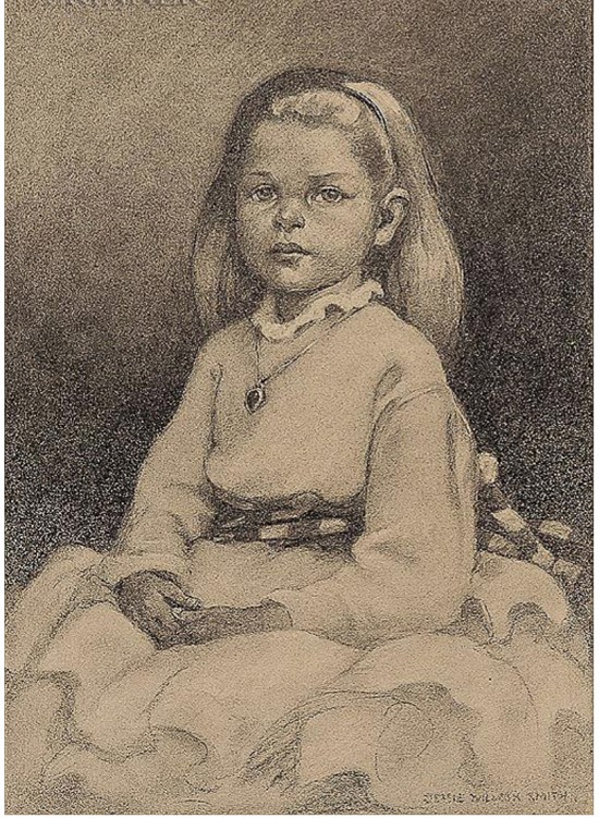 Portrait of Seated Girl