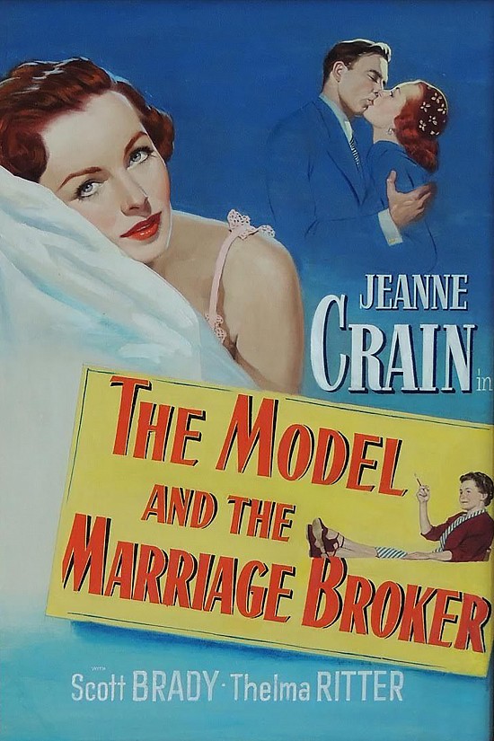 The Model and The Marriage Broker, Movie Poster