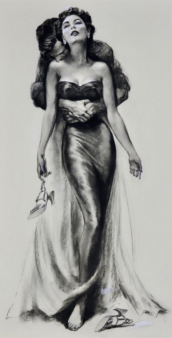 "The Barefoot Contessa," Poster Maquette, 1954
