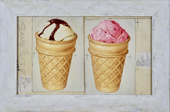 Two Ice Cream Cones
