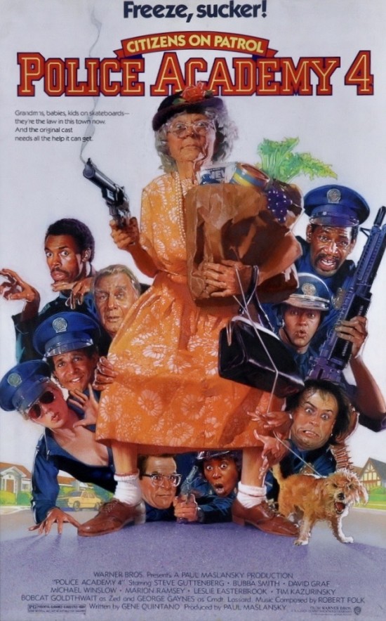 Police Academy 4, Poster Illustration