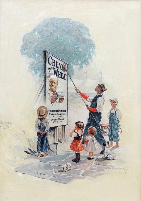 "Circus Day," Cream of Wheat Advertisement, Saturday Evening Post, 1923