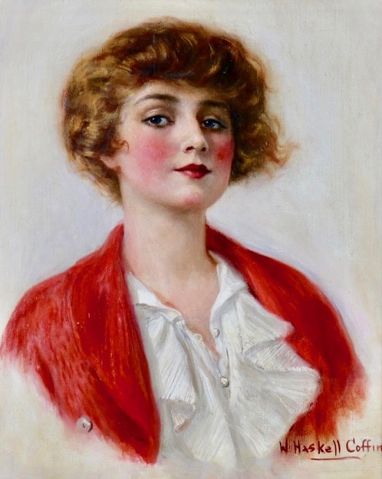 Portrait of a Woman, Saturday Evening Post Cover
