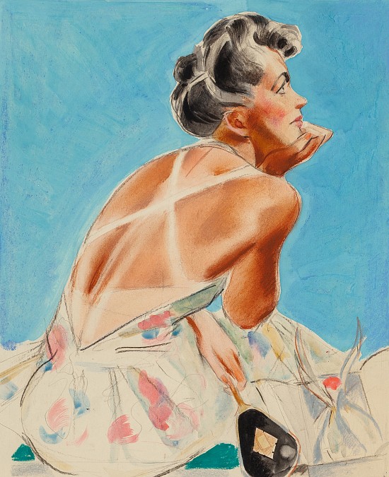 Tan Lines, The Saturday Evening Post cover study