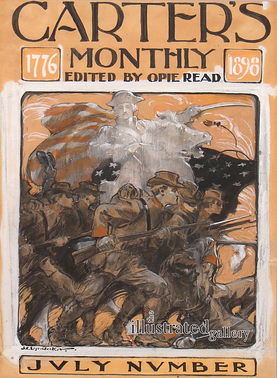 The Soldiers' Charge, Carter's Monthly Magazine Cover