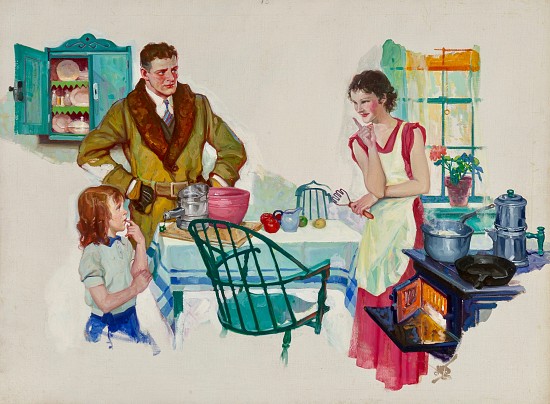 Family Breakfast, 1935