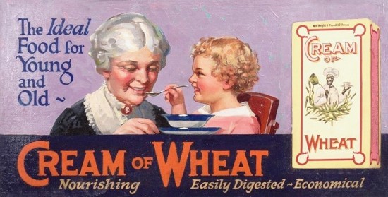 "Ideal Food for Young and Old," Cream of Wheat Advertisement, 1922
