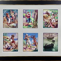 6 Robinson Crusoe Illustrations
