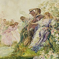 Titania and Oberson in their Bower